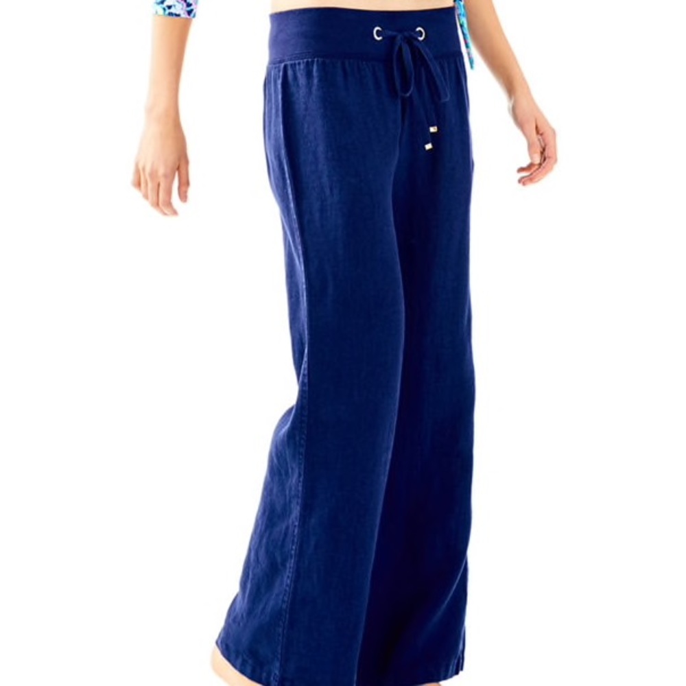 Lilly Pulitzer Linen Beach Pants
